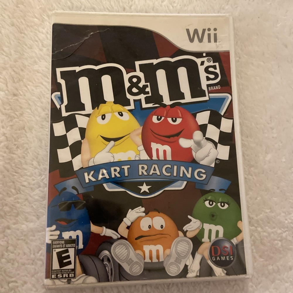 M&M's‎ Kart Racing Nintendo Wii 2007 CIB Complete